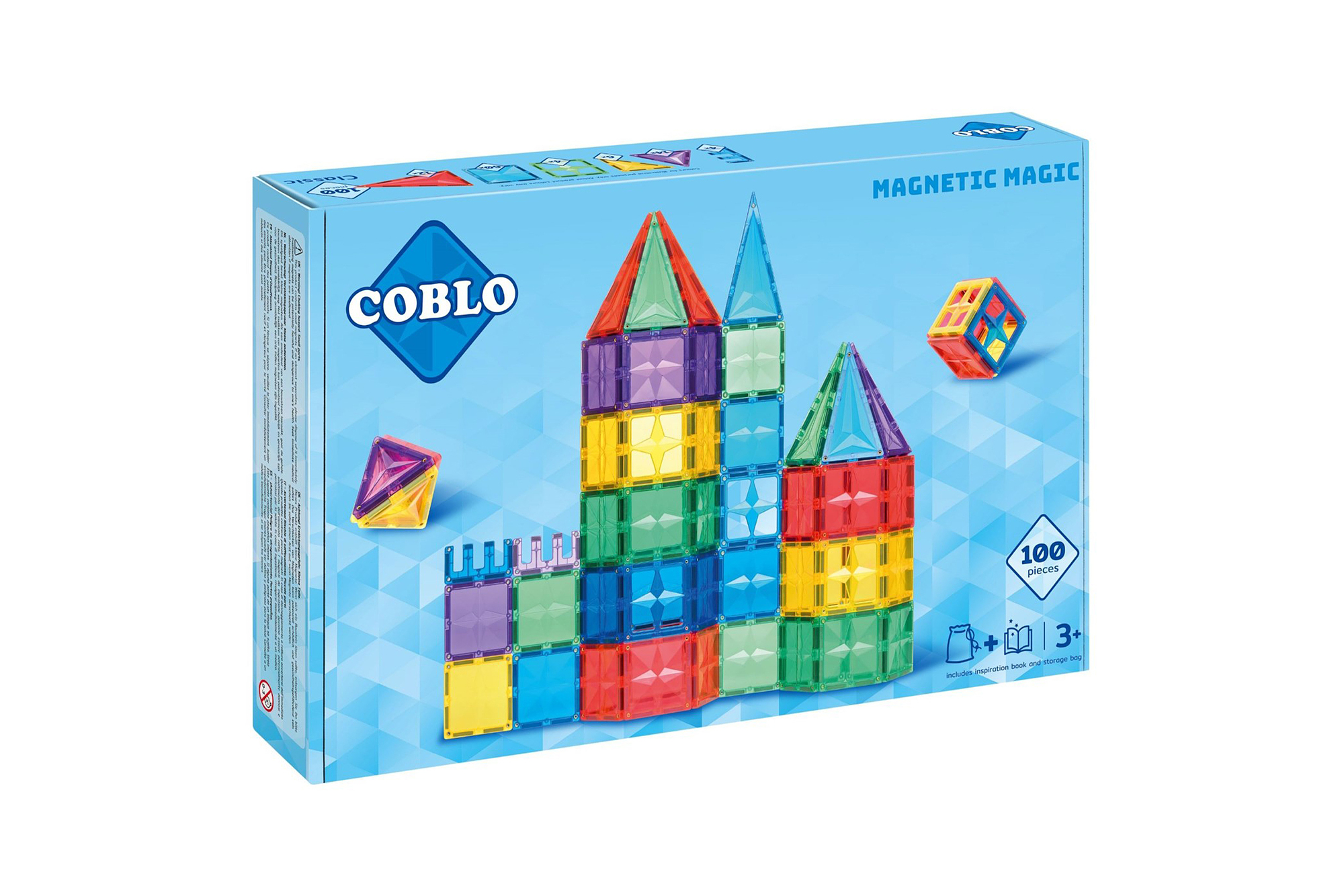 COBLO Magnetische Bausteine «Classic», 100 Stück