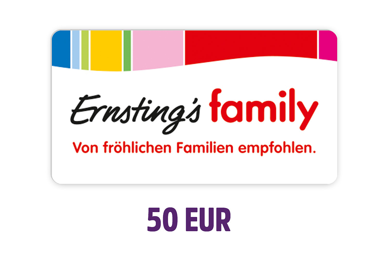 ERSTINGS FAMILY.DE Gutschein 50 Euro