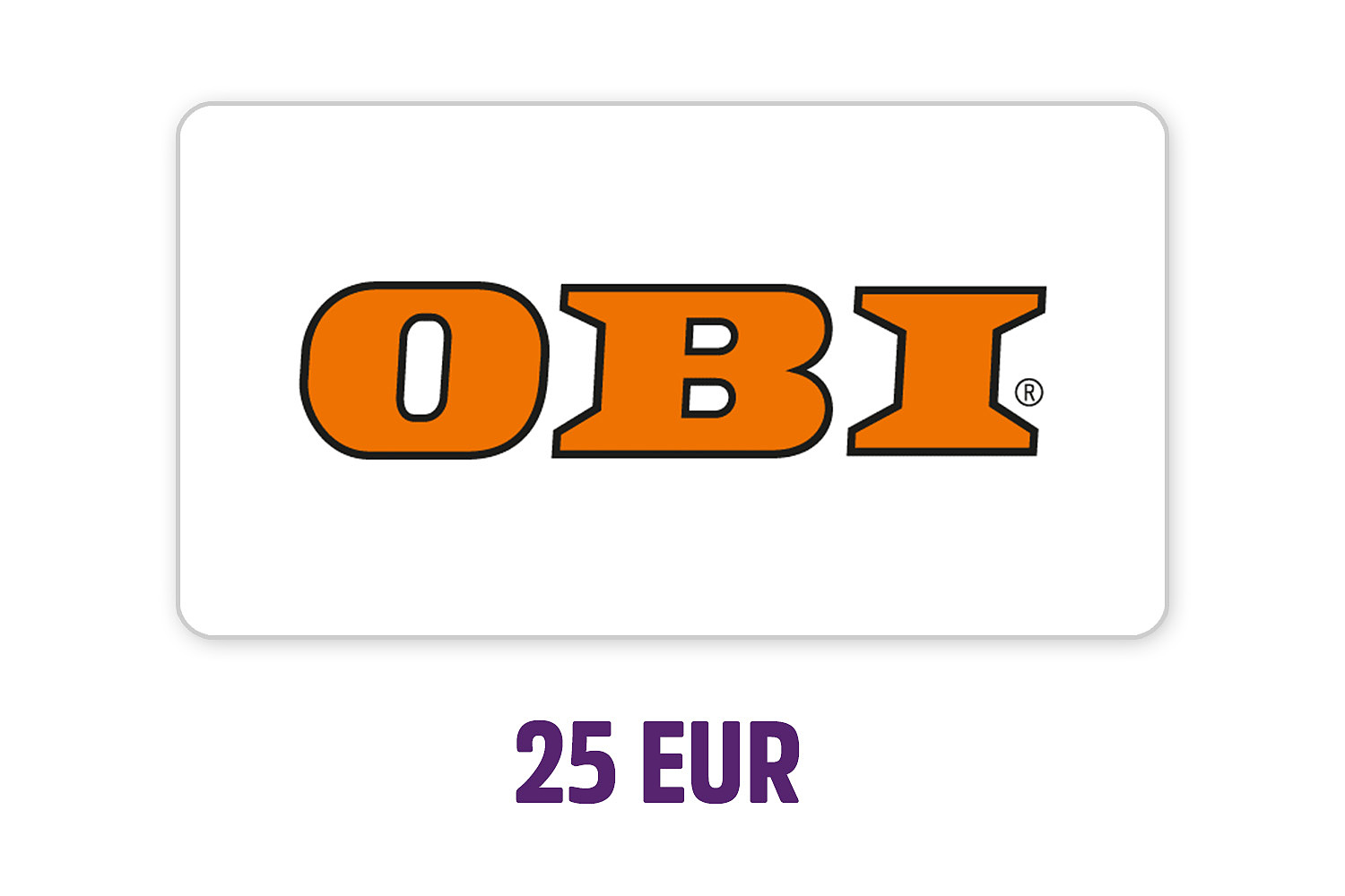 OBI Gutschein 25 Euro