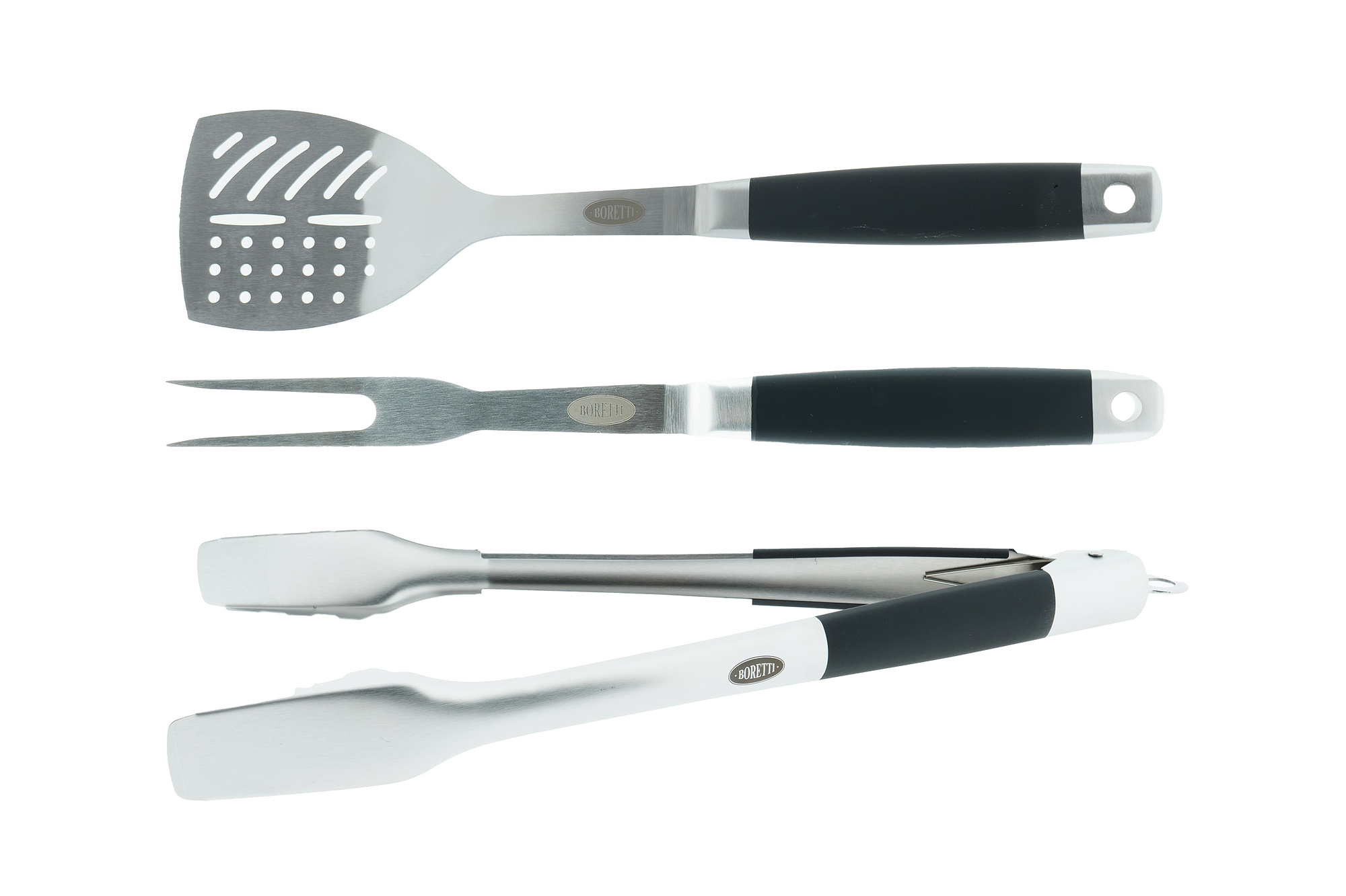BORETTI Grillbesteck-Set, 3-teilig