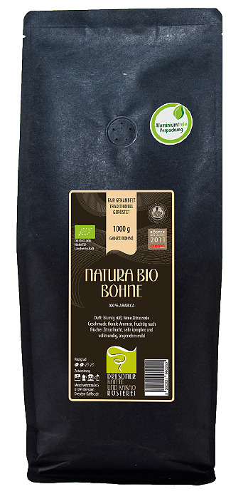 DRESDNER KAFFEE UND KAKAO RÖSTEREI Natura Bio Kaffee