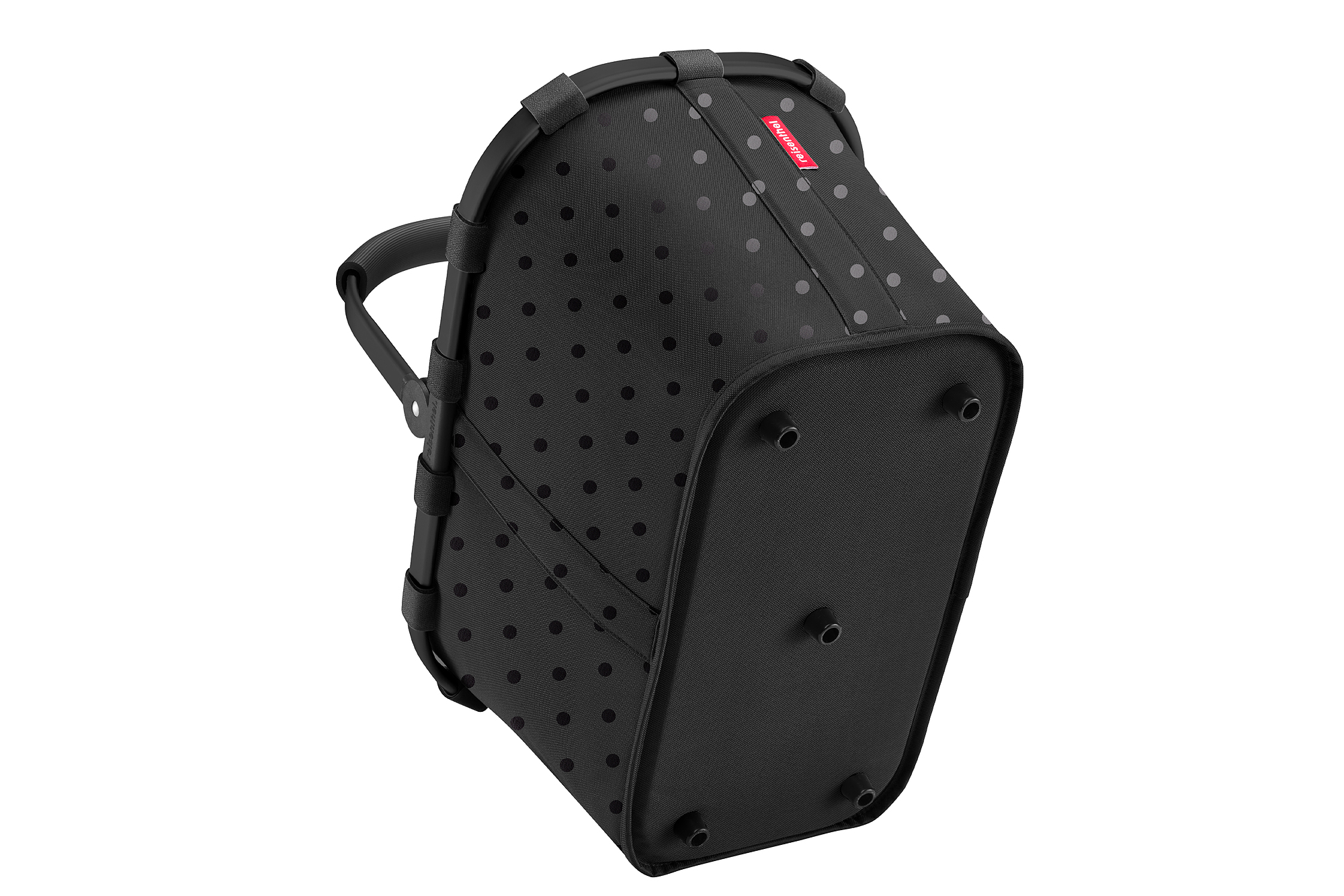 Thumbnail - REISENTHEL Einkaufskorb «Frame Glossy Dots Black»