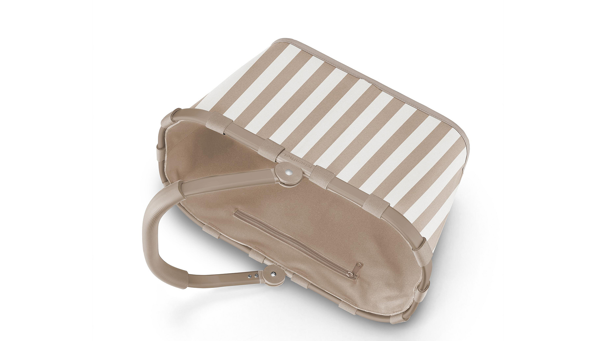 Thumbnail - REISENTHEL Einkaufskorb «Summerstripes coffee»