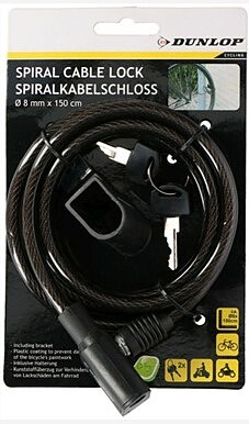 Thumbnail - DUNLOP Spiral-Fahrradschloss