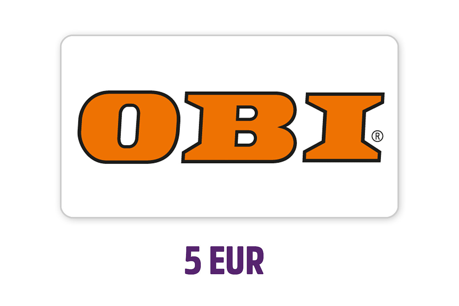 OBI Gutschein 5 Euro