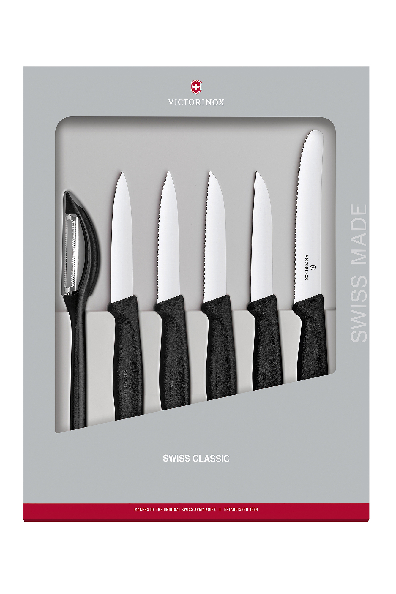 VICTORINOX Gemüsemesser-Set «Swiss Classic», 6-teilig