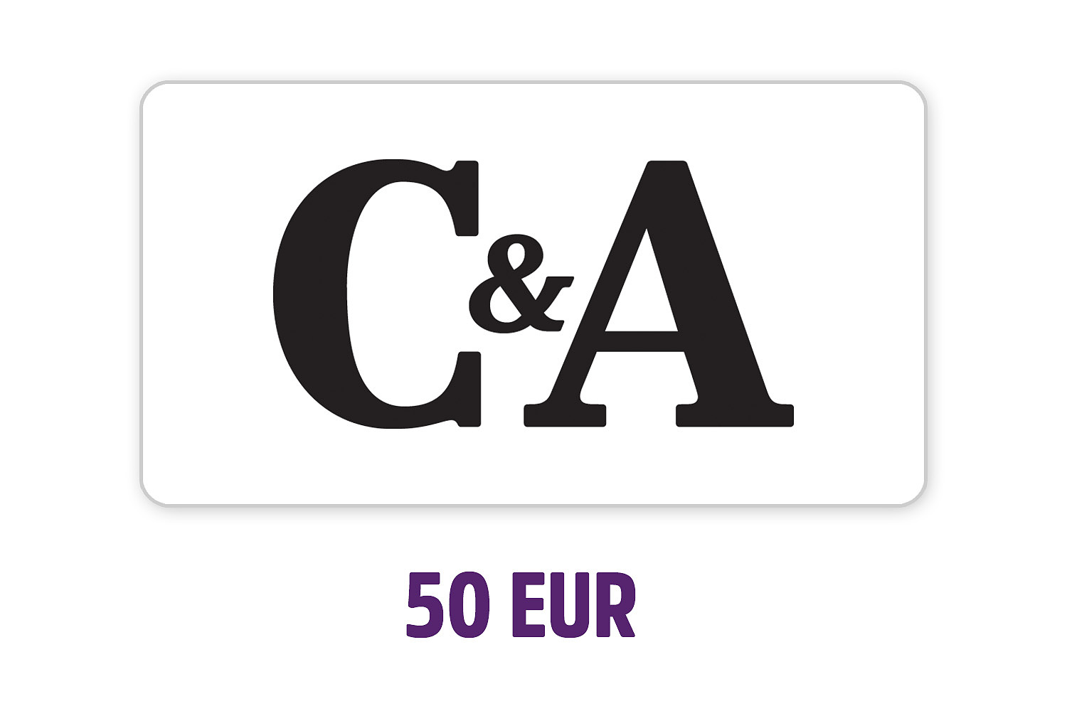 C&A Gutschein 50 Euro