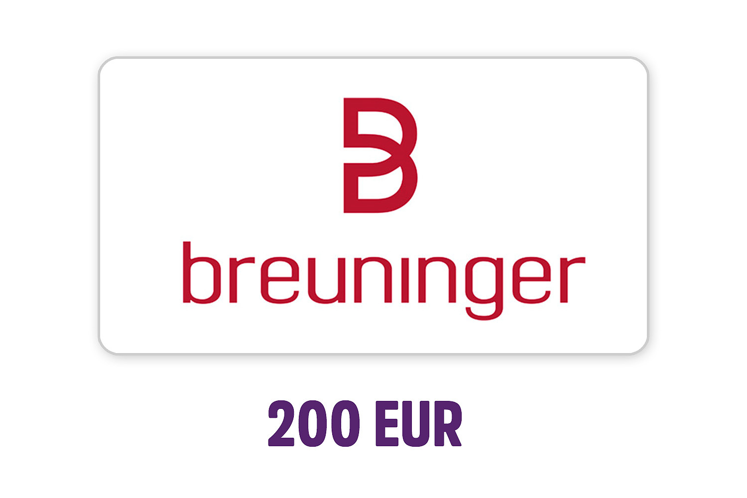 BREUNINGER Gutschein 200 Euro