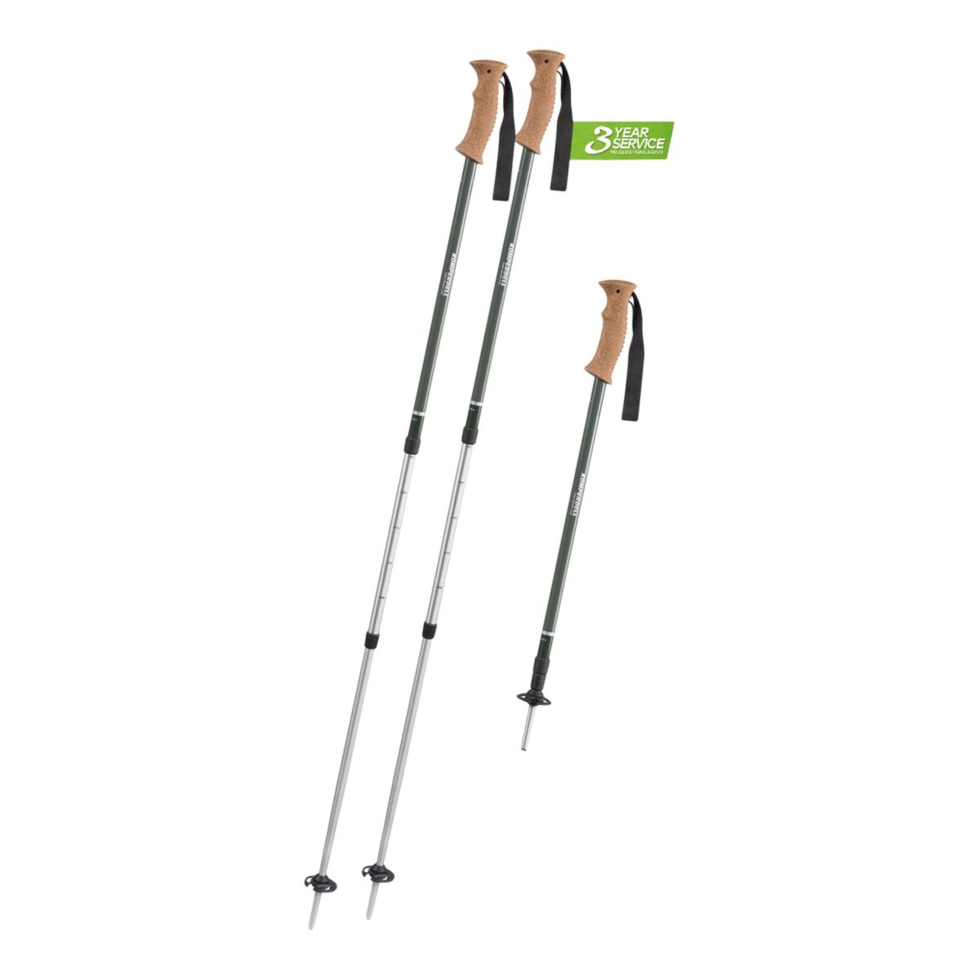 KOMPERDELL Trekking poles 'Rambler Cork'