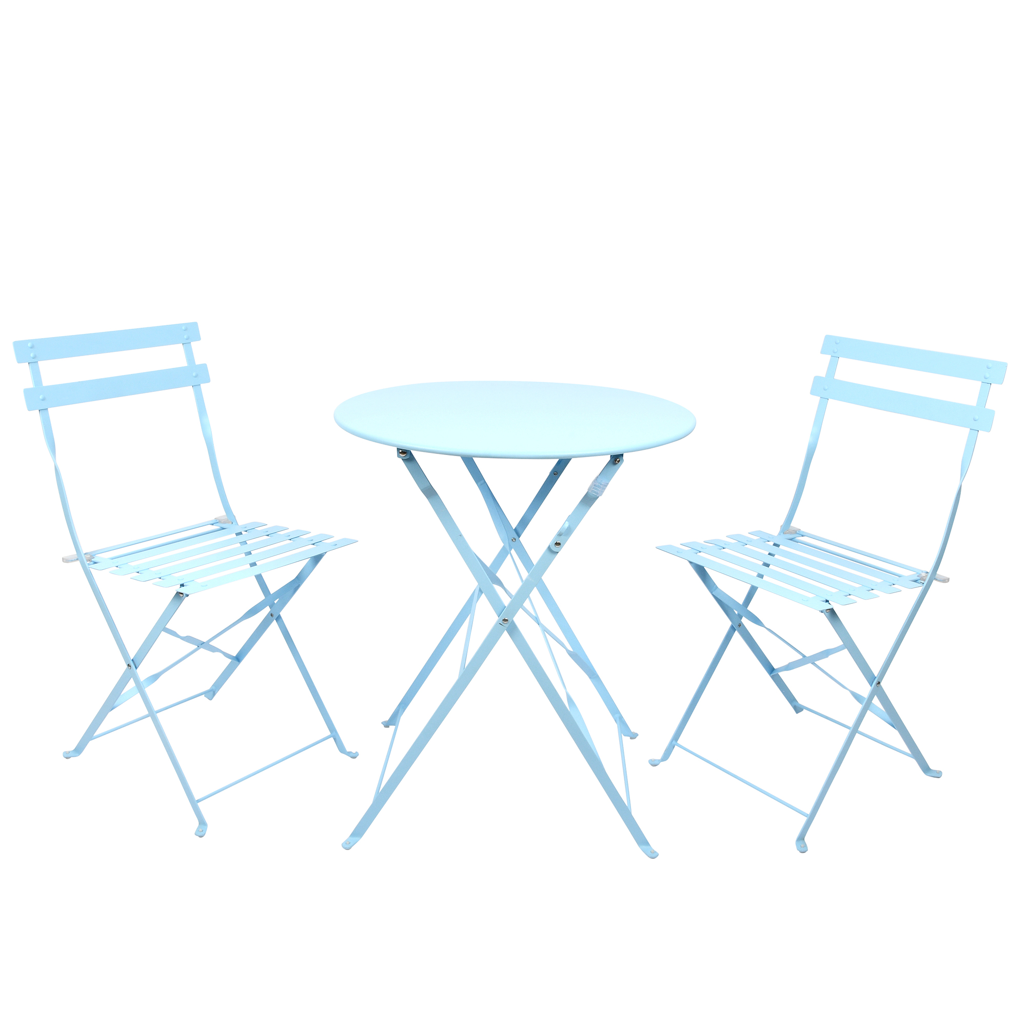 ESSCHERT DESIGN Bistro-Set, Babyblau