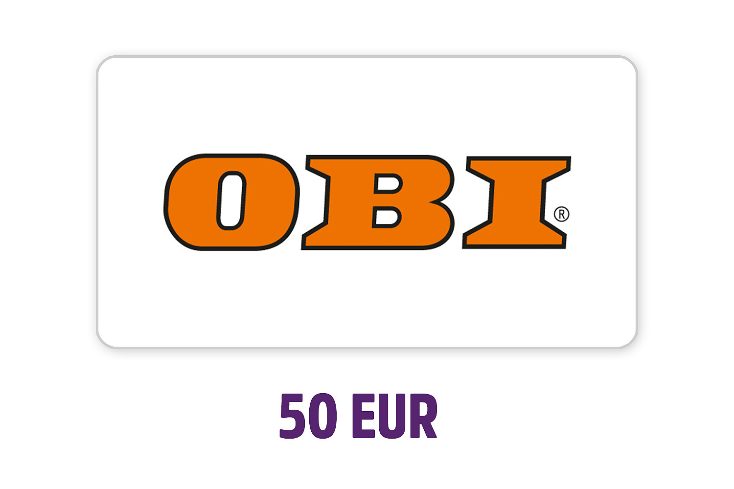 OBI Gutschein 50 Euro