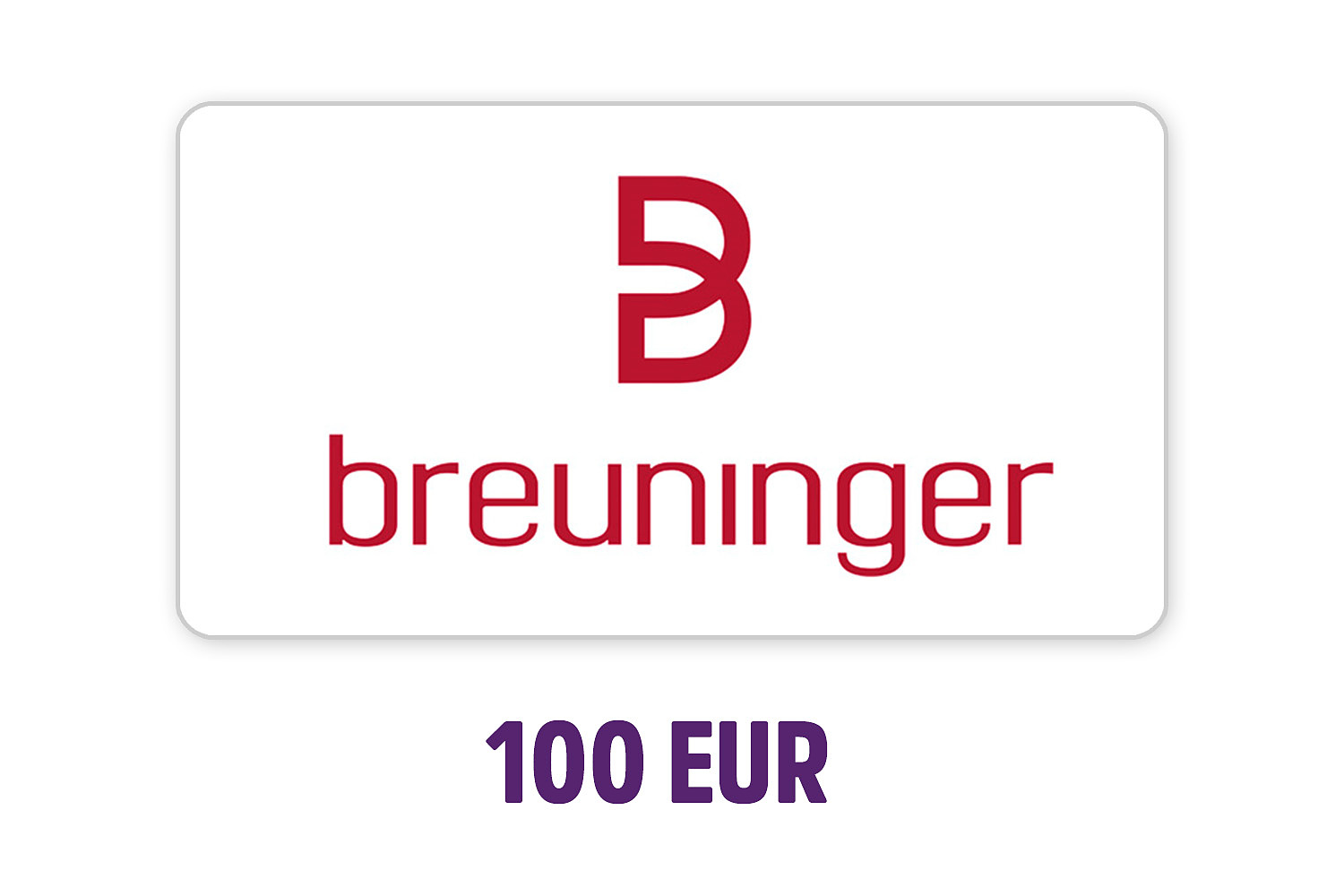 BREUNINGER Gutschein 100 Euro