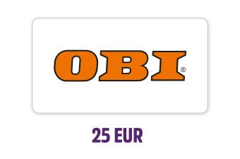 OBI Gutschein 25 Euro