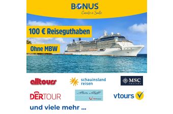 BONUS Reisegutschein 100 EUR