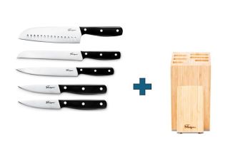 Fontignac Messerblock + Messer 6-teilig