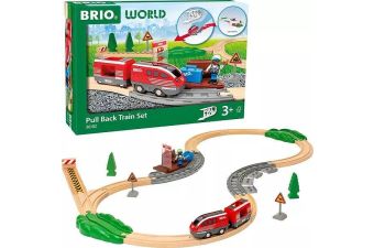 BRIO Zug-Set mit Rückziehfunktion