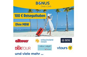 BONUS Reisegutschein 100 EUR