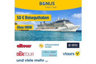BONUS Reisegutschein 50 EUR