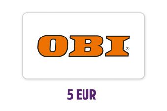 OBI Gutschein 5 Euro