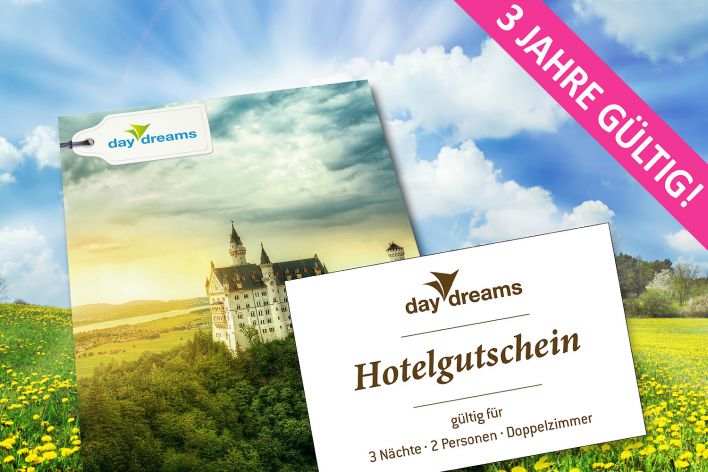 DAYDREAMS 3 Nächte Hotelgutschein Für 2 Personen