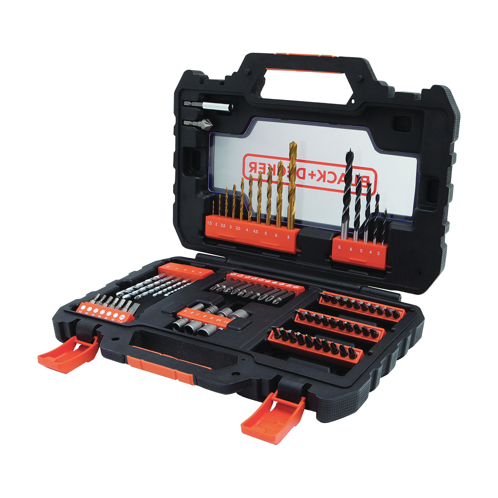 BLACK & DECKER Bohrer-Bit-Set, 76-teilig