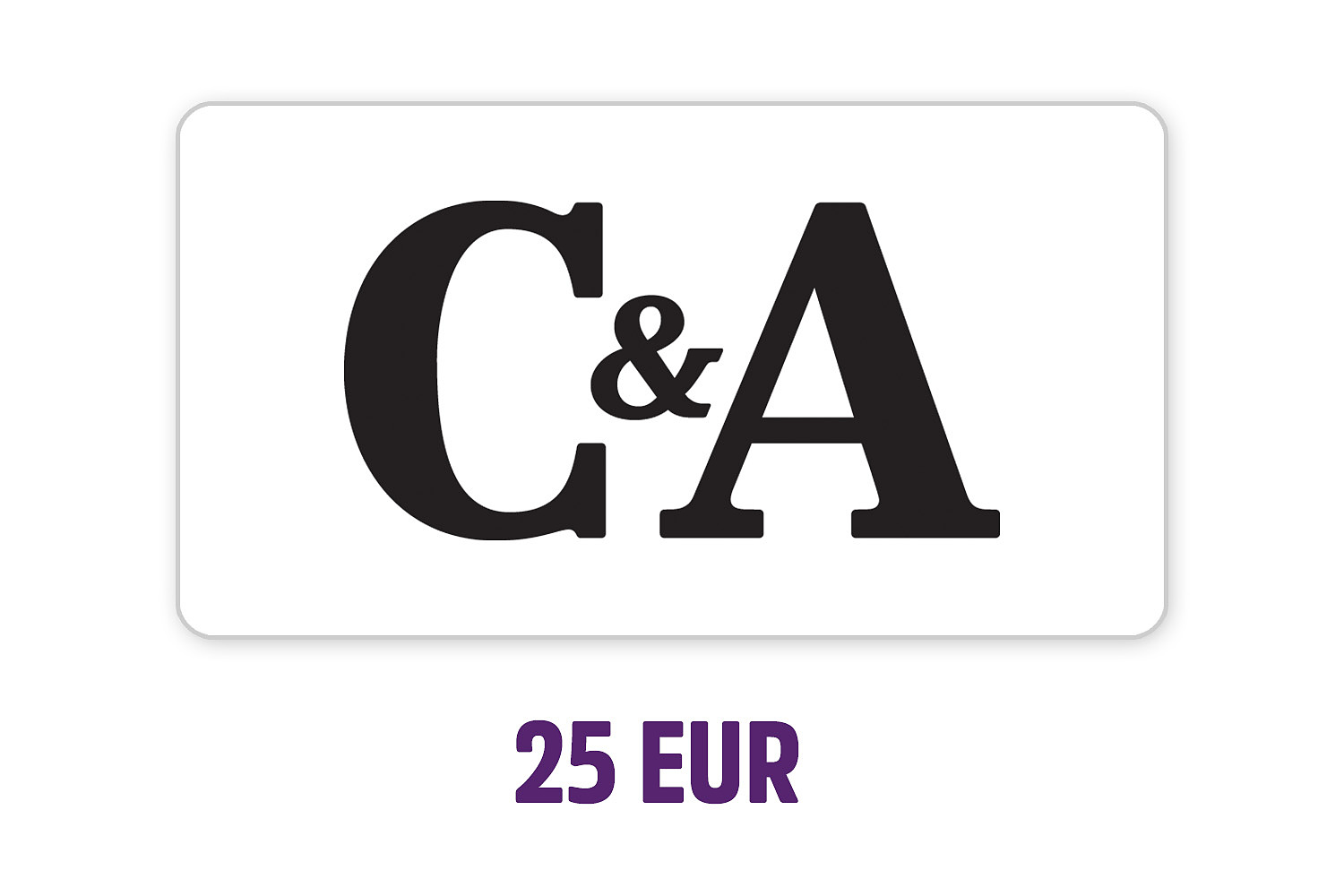 C&A Gutschein 25 Euro