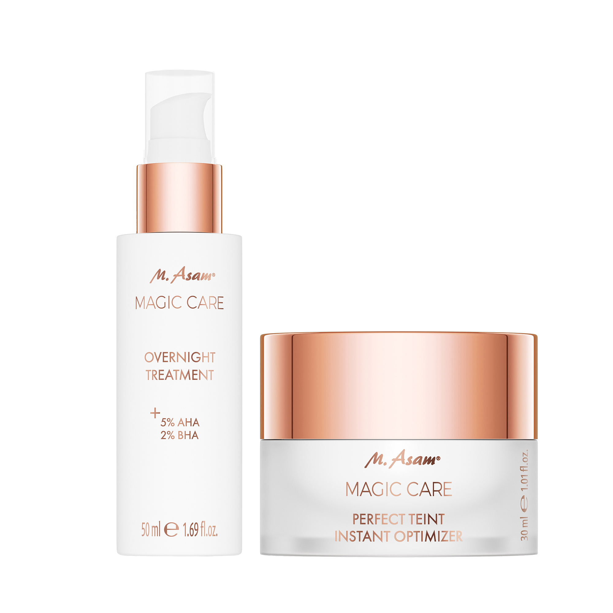 M. ASAM Gesichtspflege-Set (Gesichtscreme & Overnight Treatment)