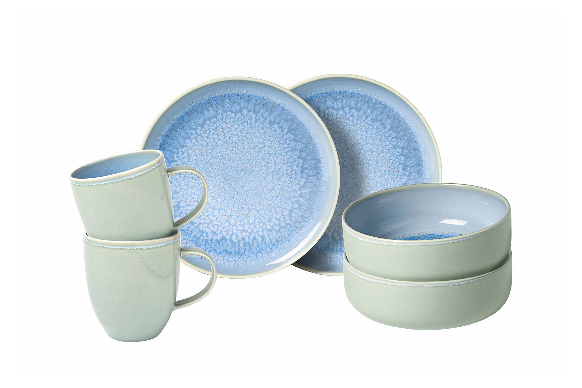 VILLEROY & BOCH Frühstücks-Set «Crafted Blueberry», 6-teilig