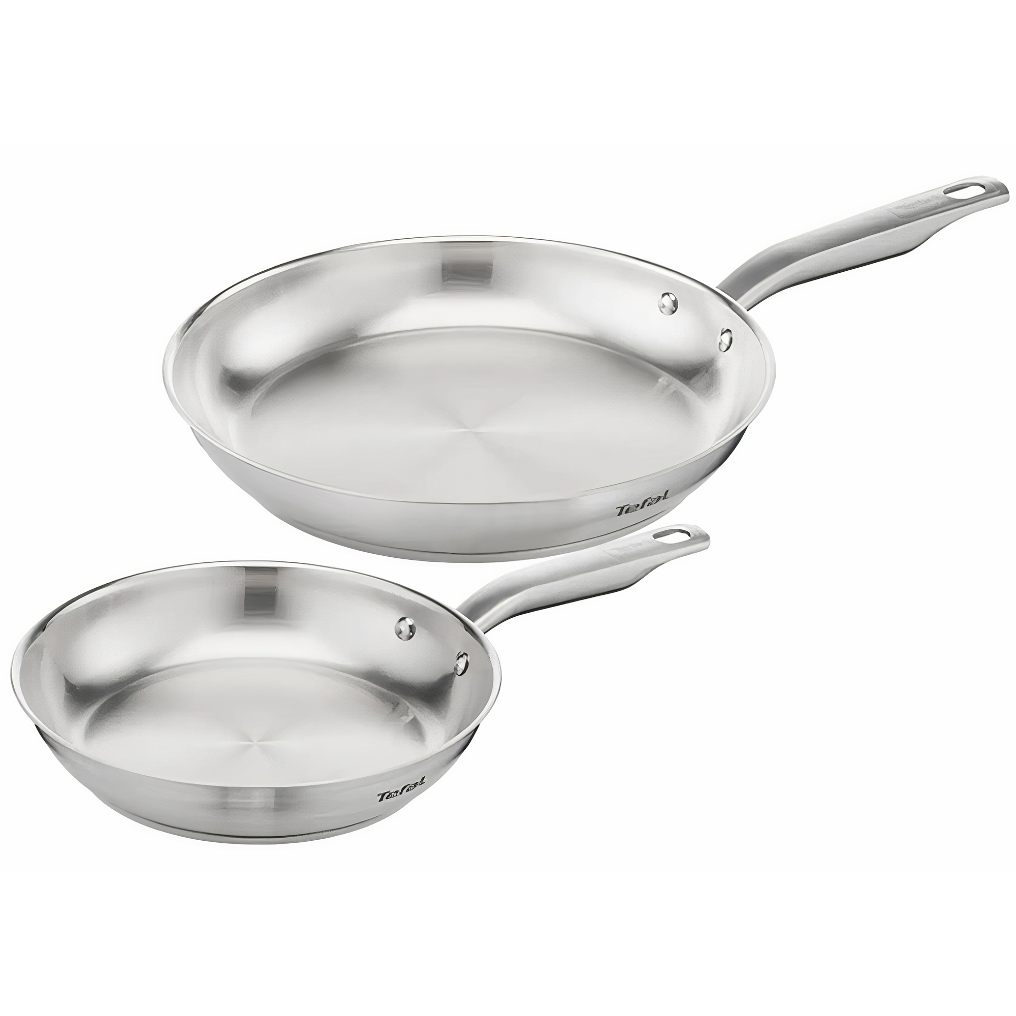 TEFAL Edelstahl Pfannen-Set «Virtuoso», 24 und 28 cm