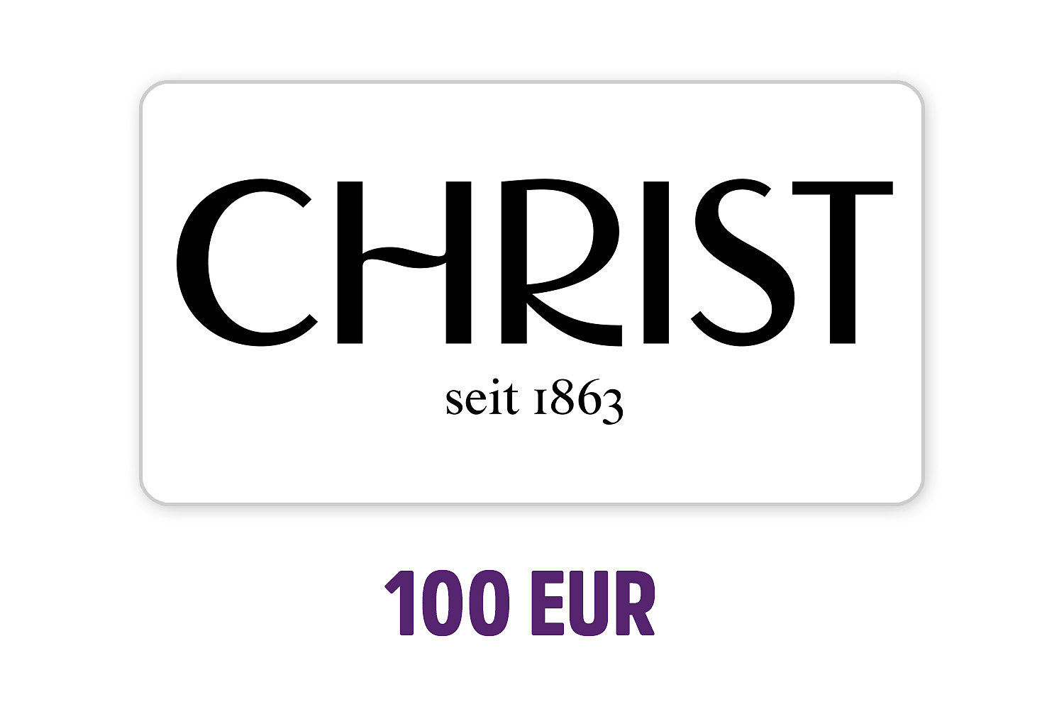 CHRIST Gutschein 100 Euro