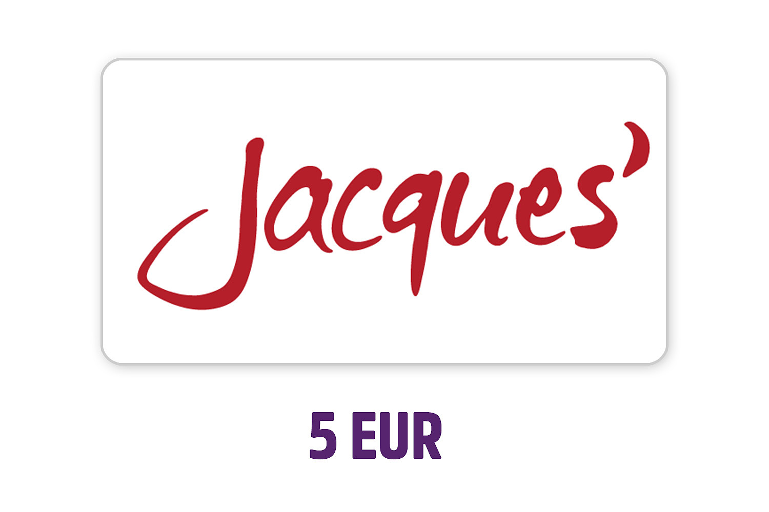 JACQUES WEINDEPOT Gutschein 5 Euro